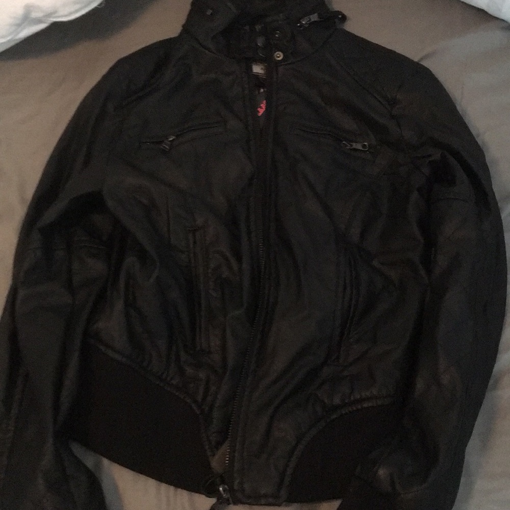 Pleather jacket
